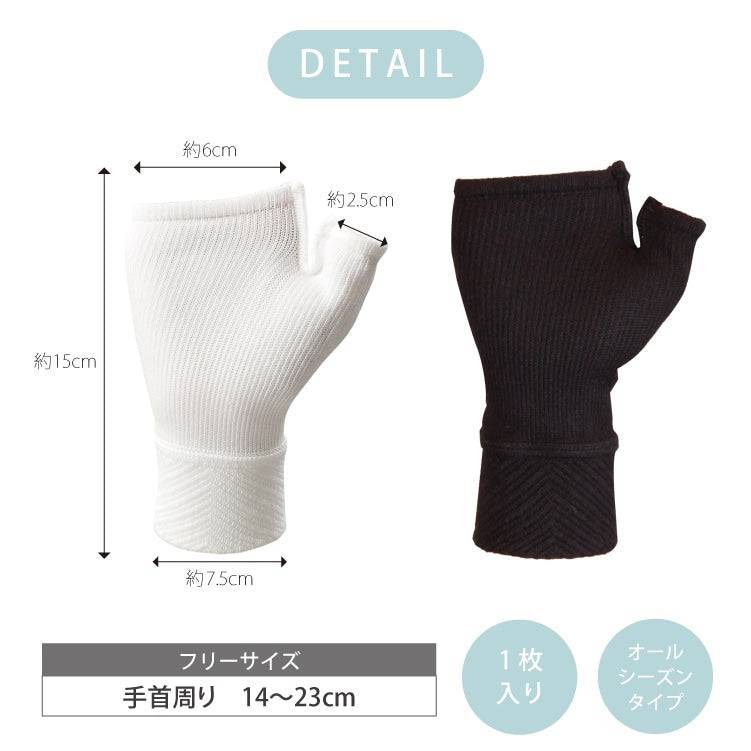 IFMC.オリジナル　サポーター（手首用/手の甲）商品サイズ画像