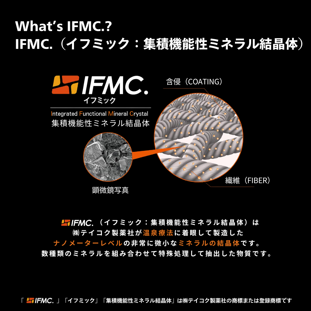 My.Supporter リカバリーパッチ| 温泉由来のミネラル「IFMC